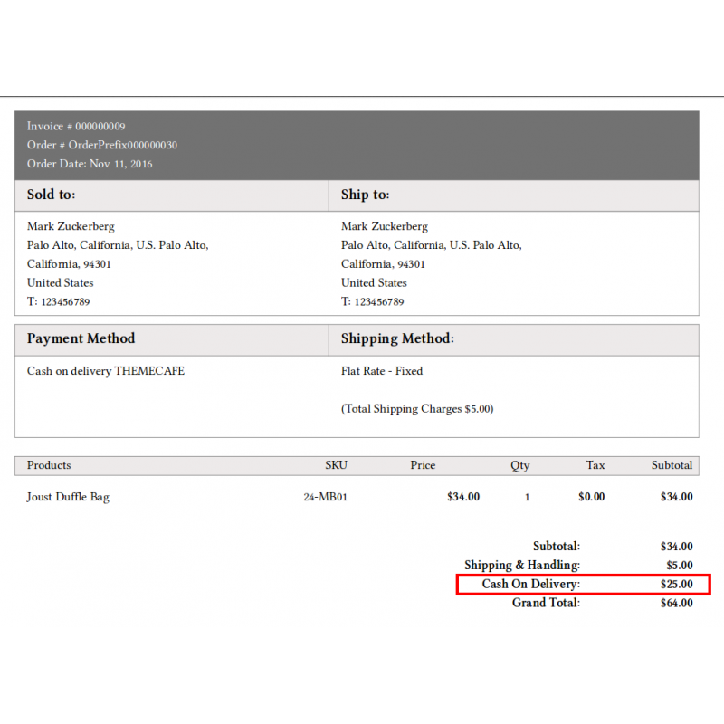 Cash on Delivery Charge Magento 2 Extension | Doyenhub